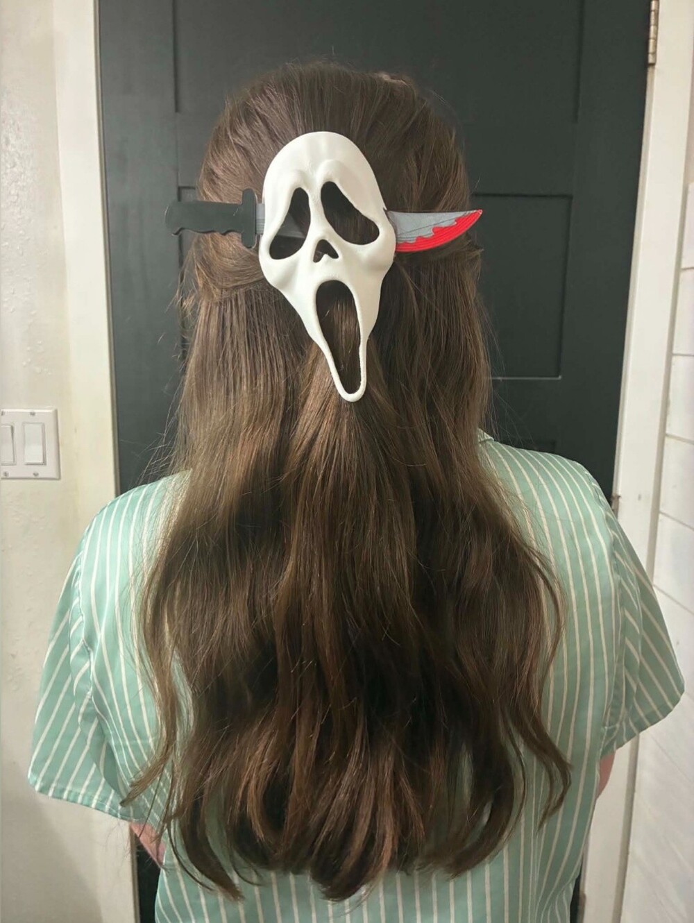 GhostFace Hair Clip